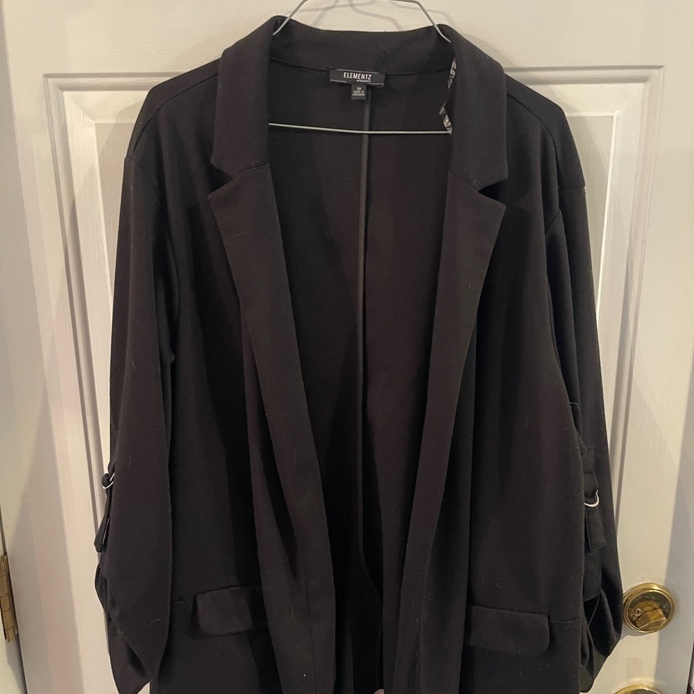 Elementz Elegant Black Jacket